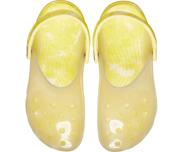 Transparent crocs 2025