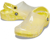 Yellow Marble Translucent Crocs