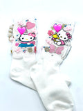 Kids Hello Kitty Junk Socks White