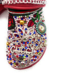 Custom OES Bling Red Crocs  WITH DESIGNER CHARMS