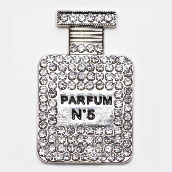 Silver N5 Parfum Croc Charm