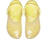Yellow Marble Translucent Crocs