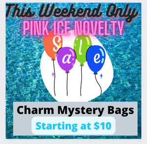 5 Piece Pink Crocs Shoe Charm Mystery Bag