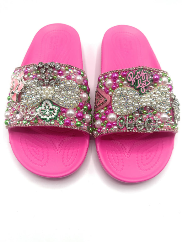 CUSTOM AKA BLING SANDALS